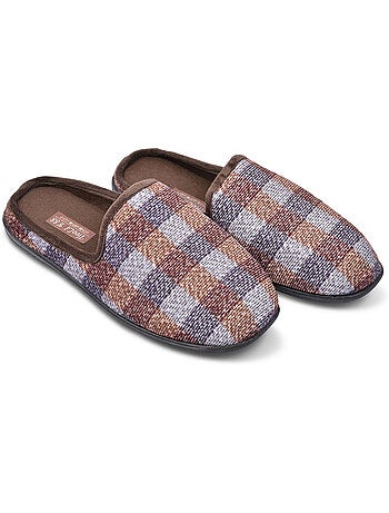Zapatillas de casa Hombre Mula Cálidas Antideslizantes Confort OZABI