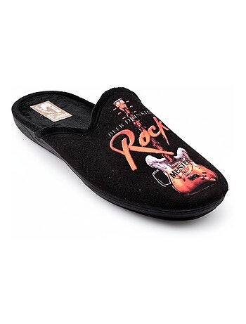 Zapatillas de casa hombre mula estampado PHOTOPRINT