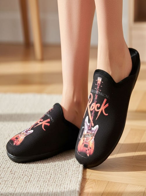 Zapatillas de casa hombre mula estampado PHOTOPRINT - Kiabi Zapatillas de casa hombre mula estampado PHOTOPRINT - Kiabi