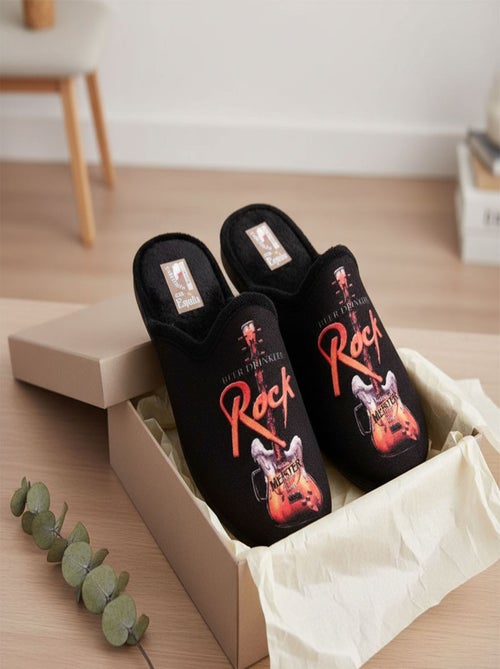 Zapatillas de casa hombre mula estampado PHOTOPRINT - Kiabi Zapatillas de casa hombre mula estampado PHOTOPRINT - Kiabi