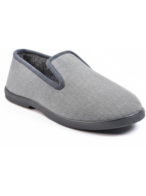 Zapatillas de casa hombre ozabi antideslizantes a cuadros, suela extraíble - Kiabi Zapatillas de casa hombre ozabi antideslizantes a cuadros, suela extraíble - Kiabi