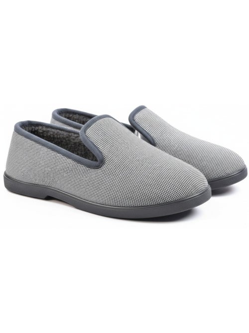 Zapatillas de casa hombre ozabi antideslizantes a cuadros, suela extraíble - Kiabi Zapatillas de casa hombre ozabi antideslizantes a cuadros, suela extraíble - Kiabi