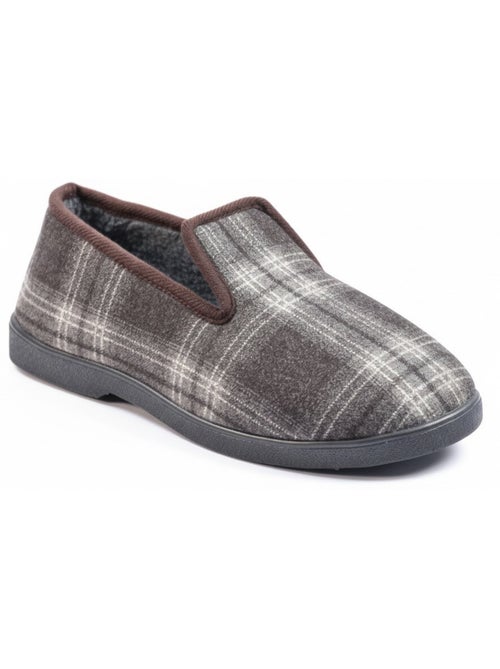 Zapatillas de casa hombre ozabi antideslizantes a cuadros, suela extraíble - Kiabi Zapatillas de casa hombre ozabi antideslizantes a cuadros, suela extraíble - Kiabi
