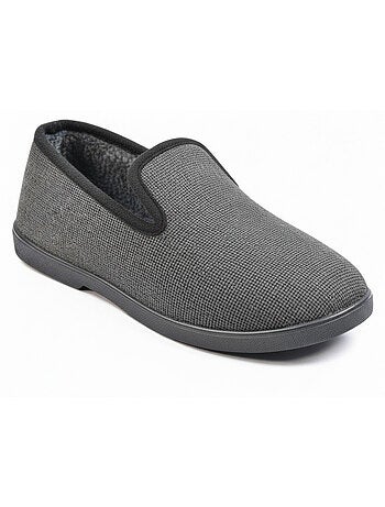 Zapatillas de casa hombre ozabi antideslizantes a cuadros, suela extraíble
