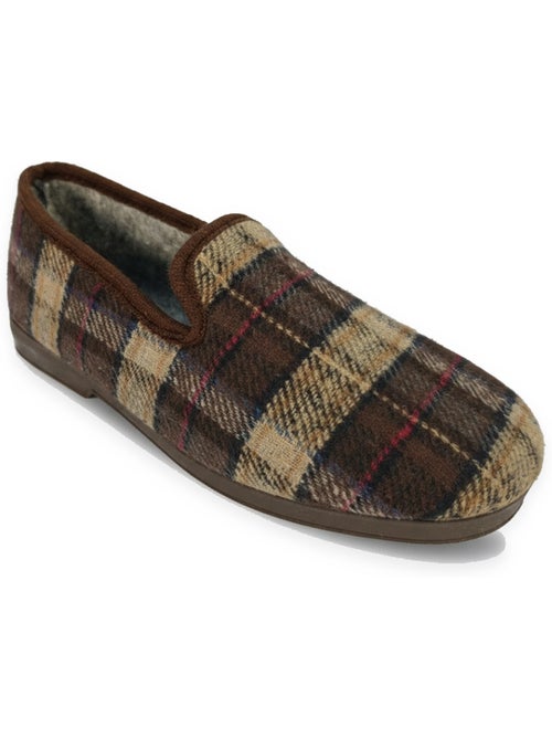 Zapatillas de casa hombre ozabi charentaises cuadros escoceses - Kiabi