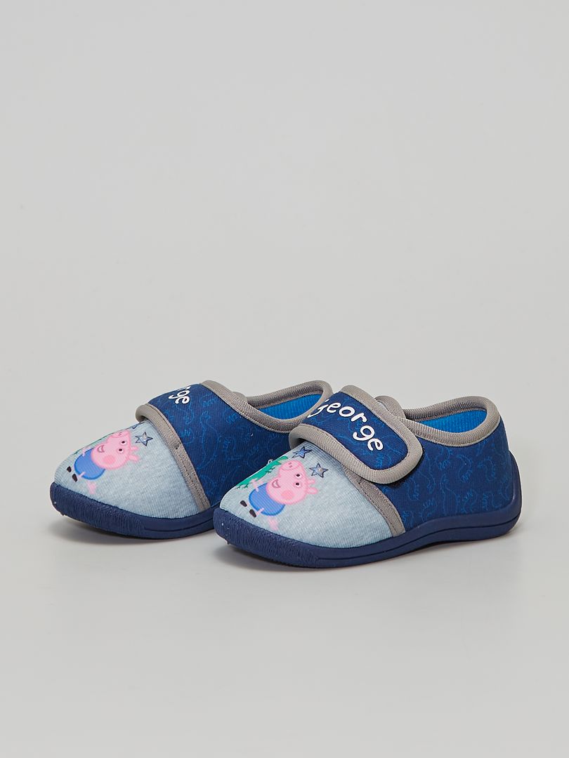 Zapatillas de casa luminosas 'Peppa Pig' azul navy - Kiabi