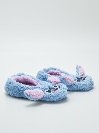 Zapatillas de casa manoletinas 'Stitch'