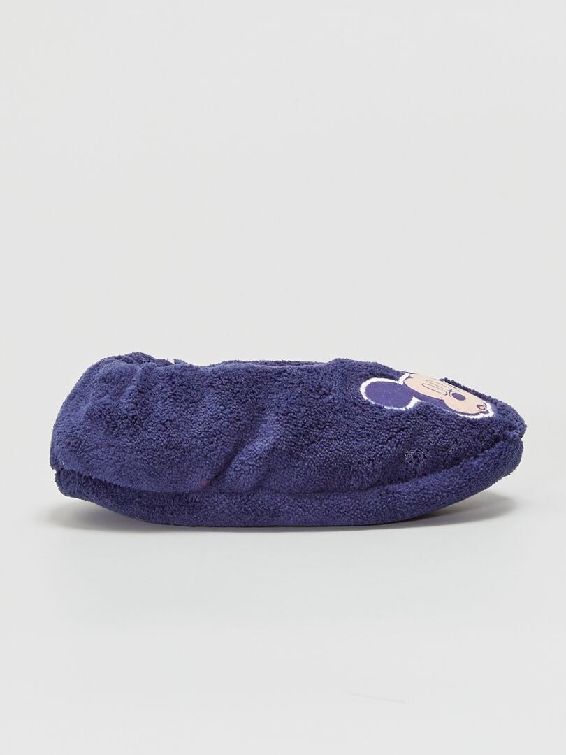 Zapatillas de casa 'Mickey' azul navy - Kiabi