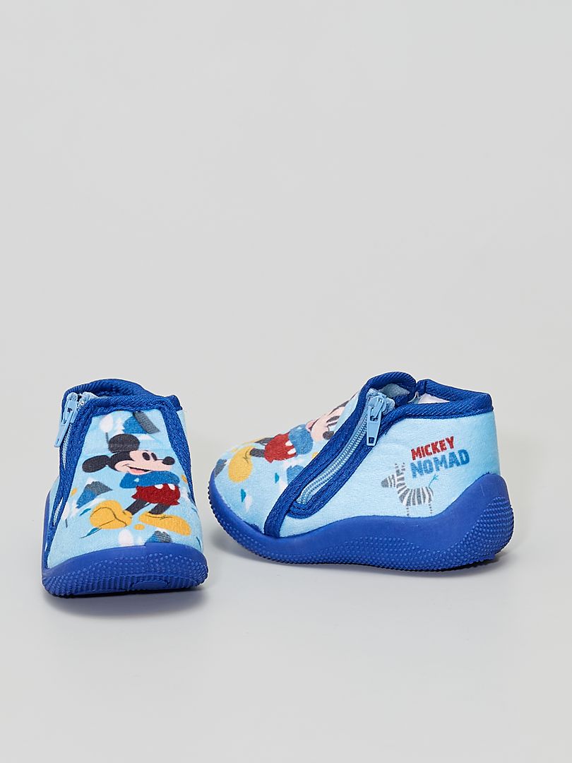 Extracción Al borde maravilloso Zapatillas de casa 'Mickey Mouse' 'Disney' - azul - Kiabi - 10.00€