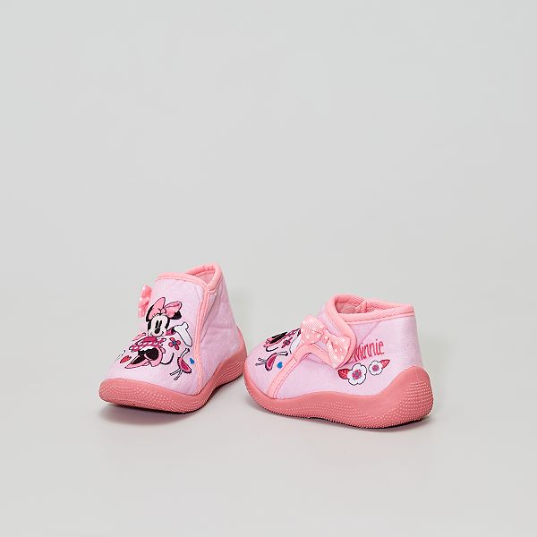Zapatillas De Casa Minnie Mouse Disney Bebe Nina Rosa Kiabi 10 00