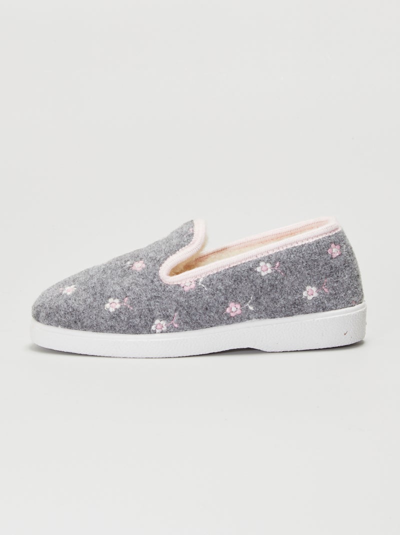 Zapatillas de casa motivo 'flor' BLANCO - Kiabi