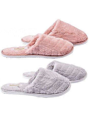 Zapatillas de casa mujer INFINITIF Pack de 2