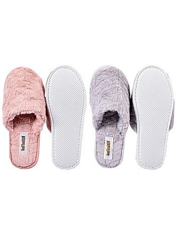 Zapatillas de casa mujer INFINITIF Pack de 2