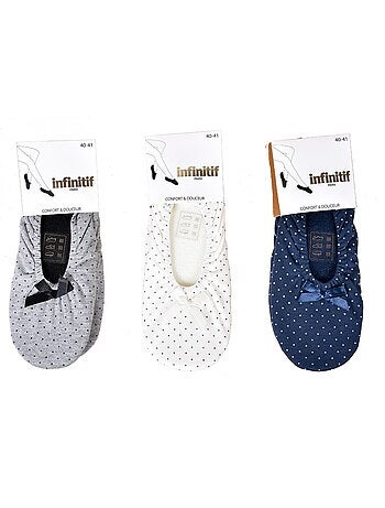 Zapatillas de casa mujer INFINITIF Pantuflas ballerina
