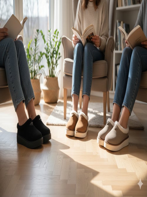 Zapatillas de casa mujer invierno estilo nórdico ND10882 - Kiabi Zapatillas de casa mujer invierno estilo nórdico ND10882 - Kiabi