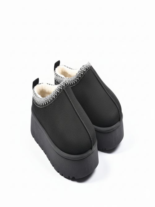 Zapatillas de casa mujer invierno mule estilo escandinavo MD9769 - Kiabi Zapatillas de casa mujer invierno mule estilo escandinavo MD9769 - Kiabi