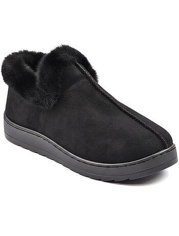 Zapatillas de casa mujer invierno nórdicas, altas tobillo, suela antideslizante