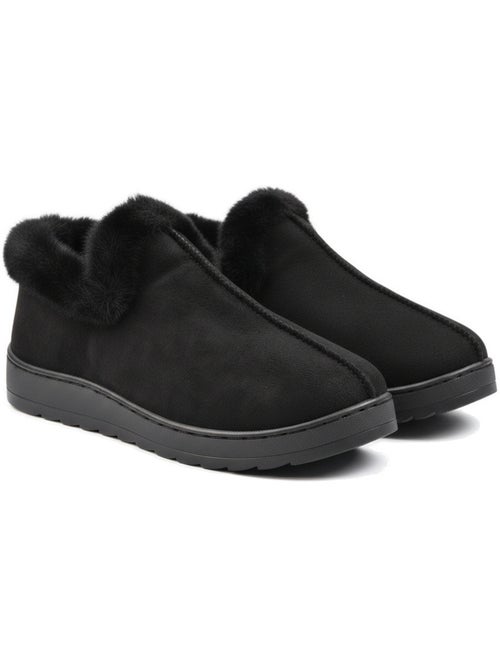 Zapatillas de casa mujer invierno nórdicas, altas tobillo, suela antideslizante - Kiabi