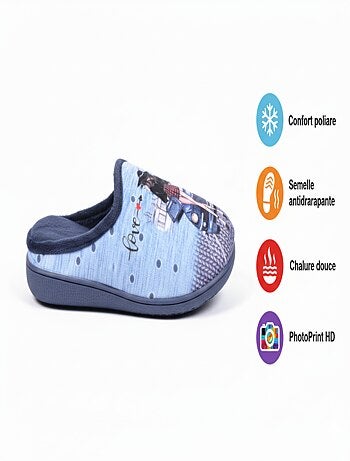Zapatillas de casa mujer mule PhotoPrint