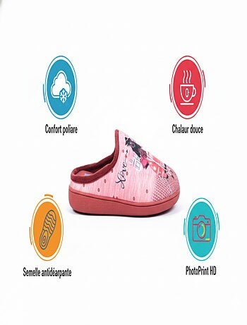 Zapatillas de casa mujer mule PhotoPrint