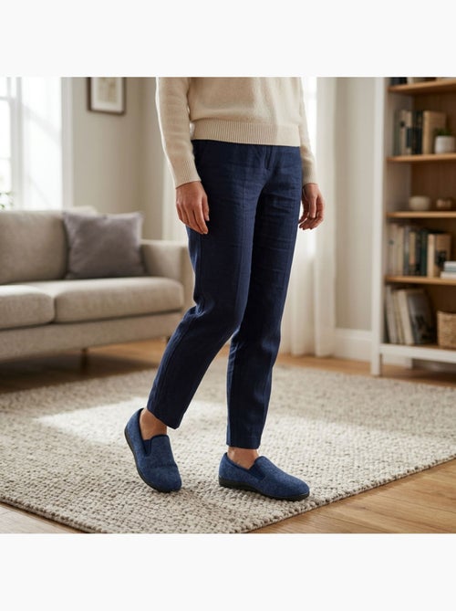 Zapatillas de casa mujer OZABI charentaises forradas suela antideslizante - Kiabi Zapatillas de casa mujer OZABI charentaises forradas suela antideslizante - Kiabi