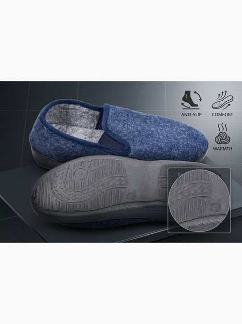 Zapatillas de casa mujer OZABI charentaises forradas suela antideslizante - Kiabi Zapatillas de casa mujer OZABI charentaises forradas suela antideslizante - Kiabi