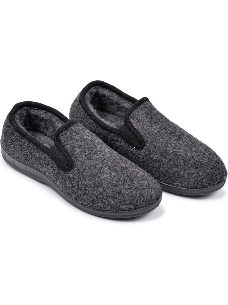 Zapatillas de casa mujer OZABI charentaises forradas suela antideslizante Negro - Kiabi