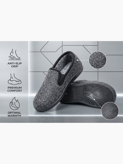 Zapatillas de casa mujer OZABI charentaises forradas suela antideslizante - Kiabi Zapatillas de casa mujer OZABI charentaises forradas suela antideslizante - Kiabi