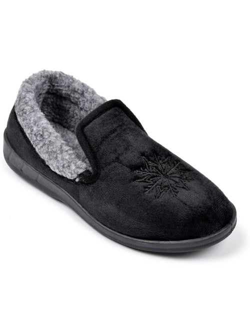 Zapatillas de casa mujer terciopelo Charentaises antideslizantes OZABI - Kiabi Zapatillas de casa mujer terciopelo Charentaises antideslizantes OZABI - Kiabi