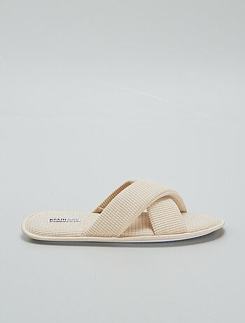 Zapatillas de casa mules de gasa de algodón