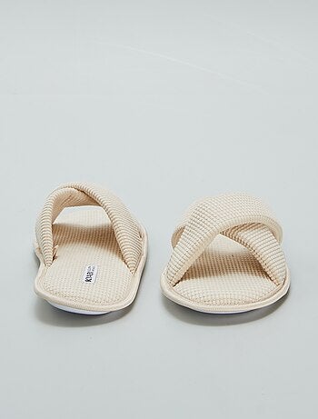 Zapatillas de casa mules de gasa de algodón