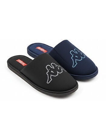 Zapatillas de casa mules hombre KAPPA acolchadas logo Omini pack 2 pares