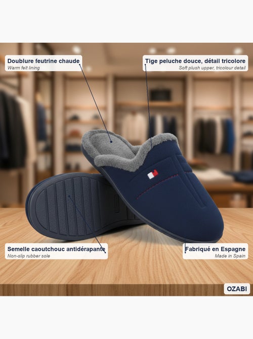 Zapatillas de casa mules hombre ozabi motivos fantasía fabricadas españa - Kiabi