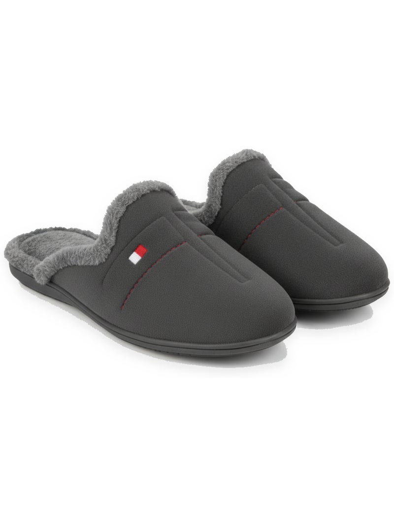 Zapatillas de casa mules hombre ozabi motivos fantasía fabricadas españa Gris - Kiabi
