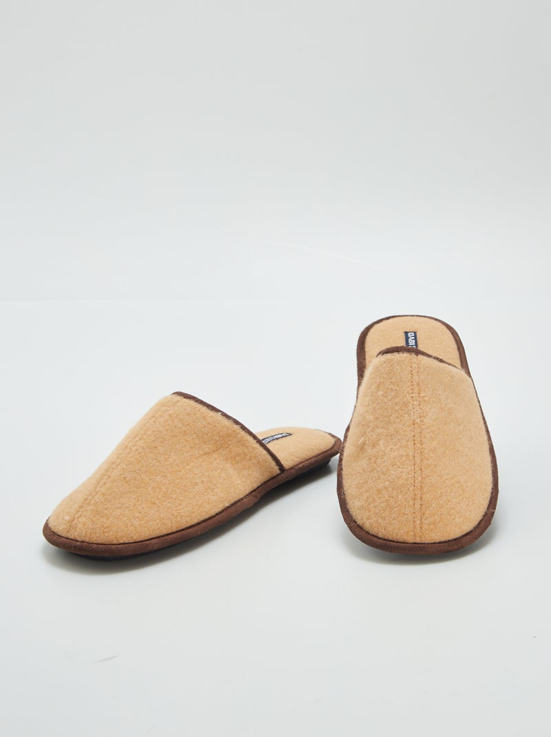 Zapatillas de casa mules MARRON - Kiabi