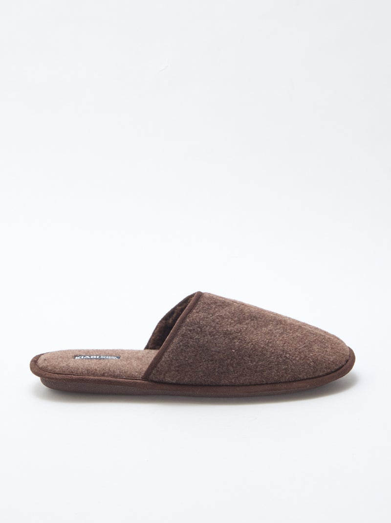 Zapatillas de casa mules Marron - Kiabi