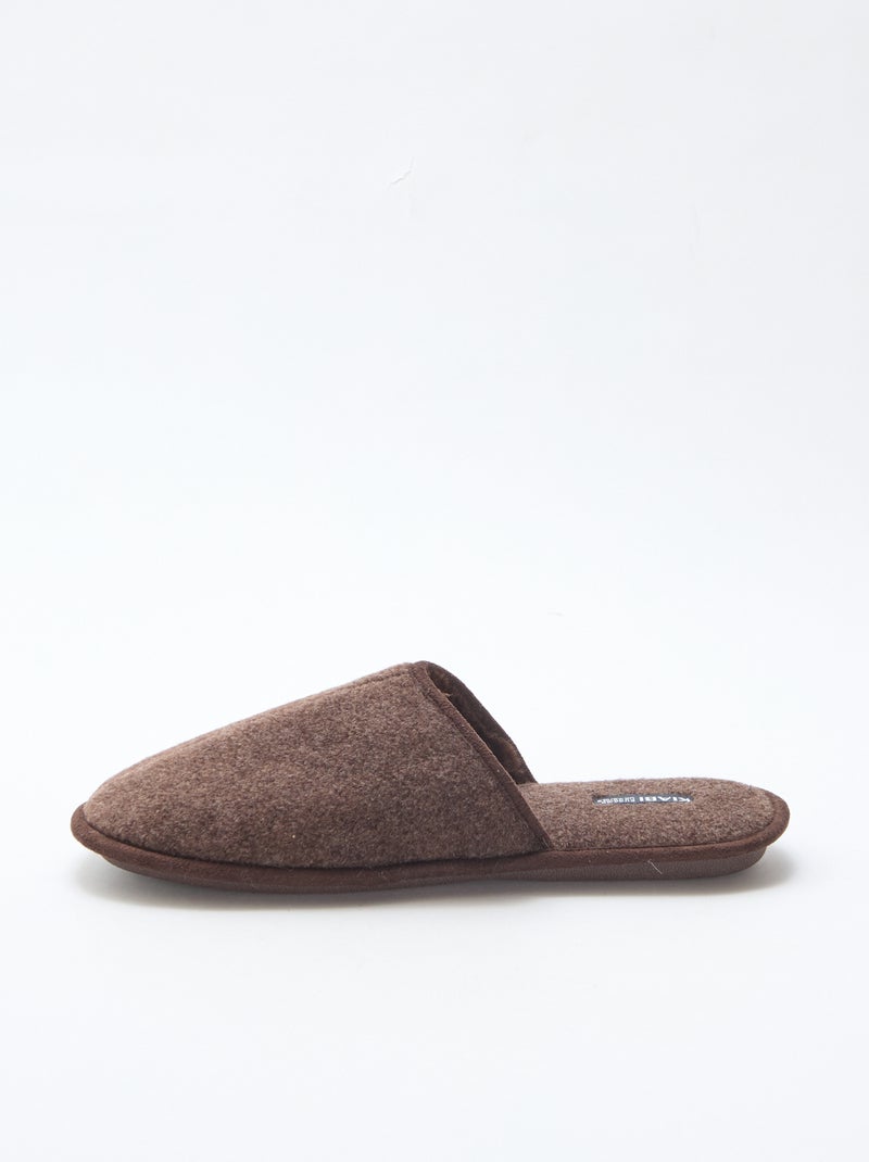 Zapatillas de casa mules Marron - Kiabi