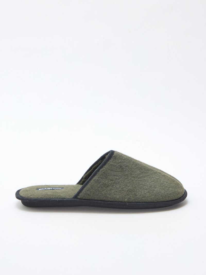 Zapatillas de casa mules Verde - Kiabi