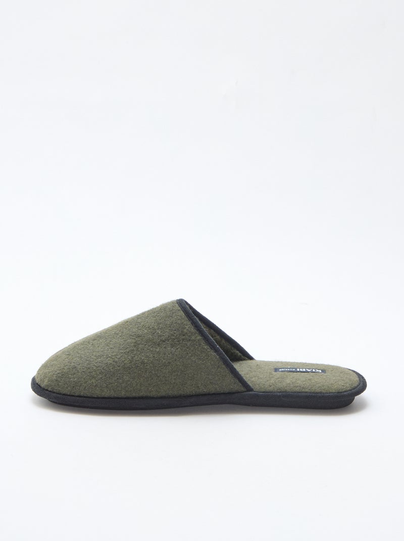 Zapatillas de casa mules Verde - Kiabi