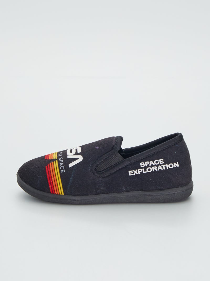 Zapatillas de casa 'NASA' NEGRO - Kiabi