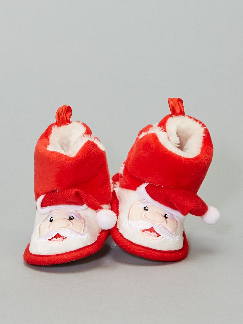 Zapatillas de casa Navidad ROJO - Kiabi
