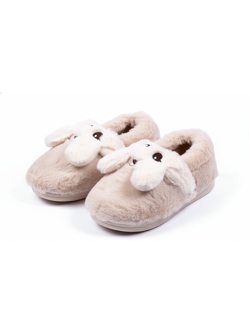 Zapatillas de casa niño animales 3D ultra suaves MB732831 Beige - Kiabi