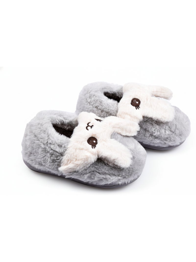 Zapatillas de casa niño animales 3D ultra suaves MB732831 Gris - Kiabi
