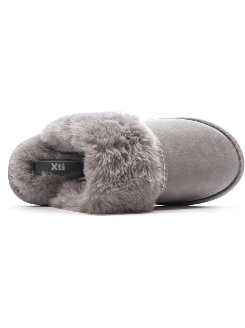 Zapatillas de casa para mujer Gris plateado - Kiabi
