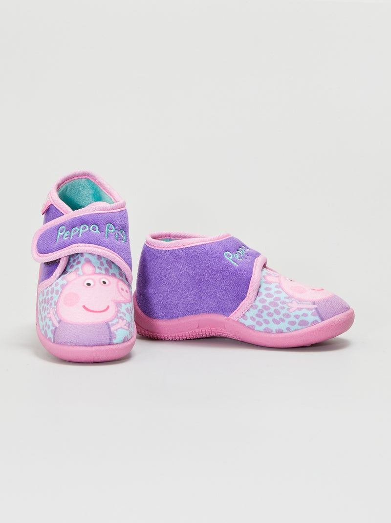 Zapatillas de casa 'Peppa Pig' malva - Kiabi