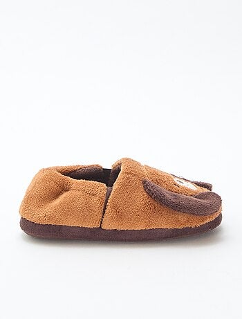 Zapatillas de casa 'perros' con adorno en relieve