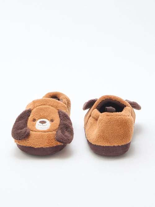 Zapatillas de casa 'perros' con adorno en relieve - Kiabi