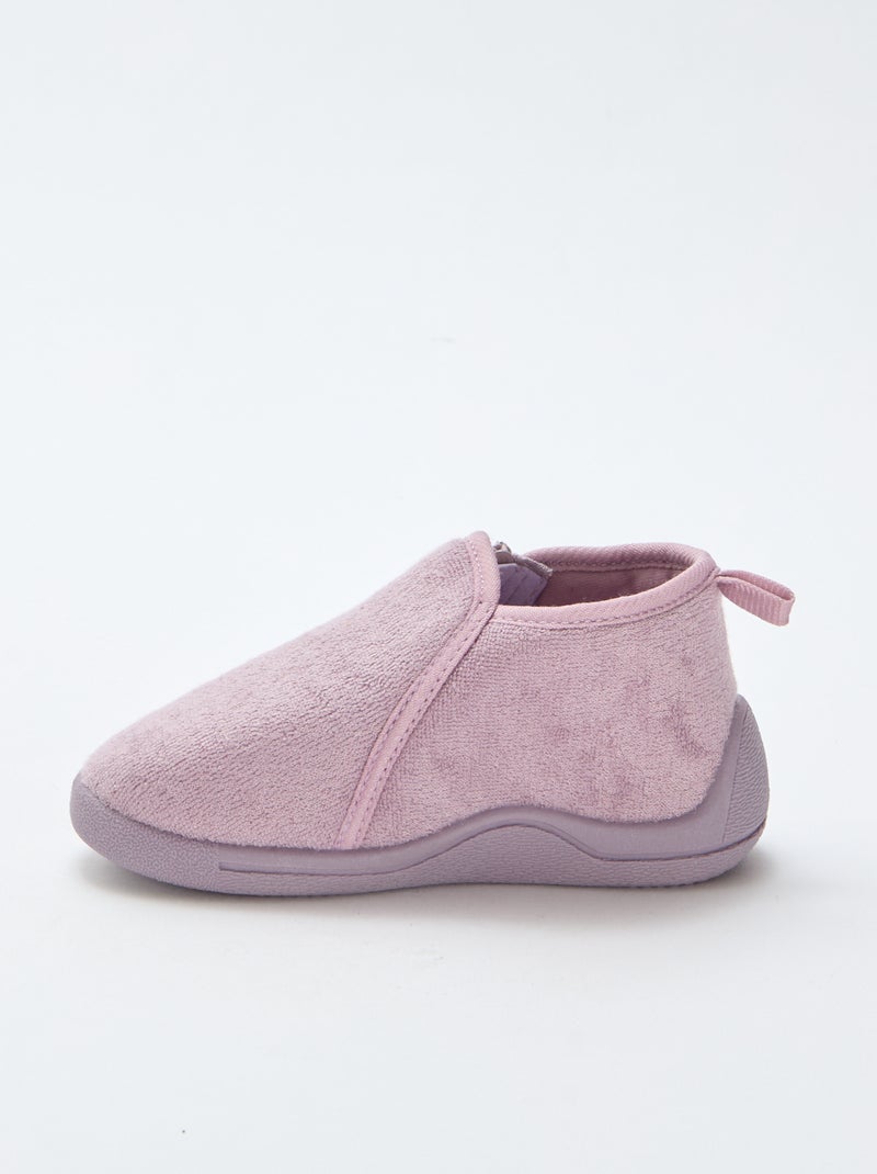 Zapatillas de casa tipo bota Purpura - Kiabi