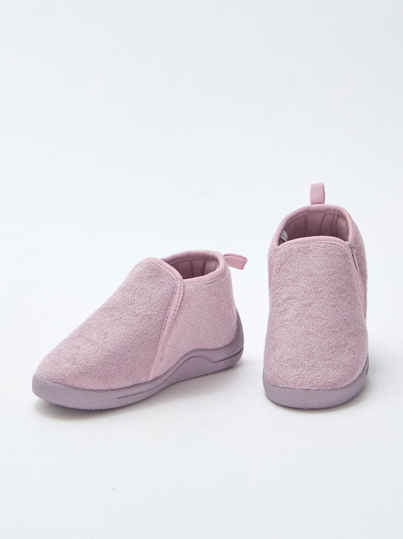 Zapatillas de casa tipo bota Purpura - Kiabi