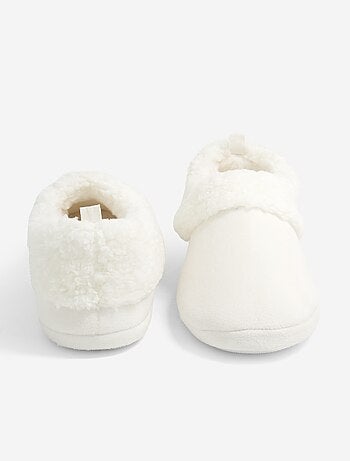 Zapatillas de casa tipo botín bajo forradas
